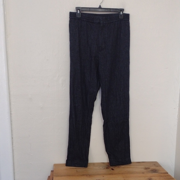 COS High Waist Denim Straight Leg Pants Fits Size 4 - Picture 2 of 13